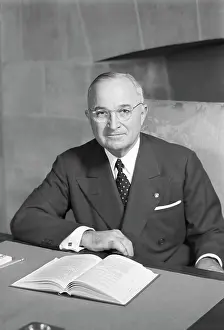 Traditionally: American history portrait featuring Harry S. Truman
