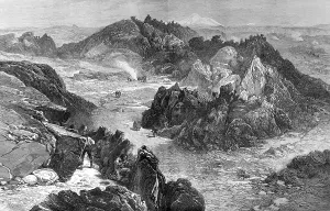 Ofthe: American Indians.The Lava Beds, Lake Tule, California