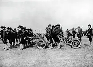 Barrows: American machine gun detachment, 1918