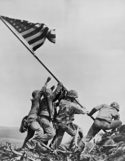 Rosenthal: American Marines raising US flag on Mount ?