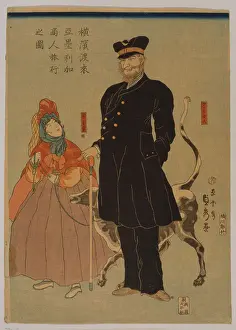 Leash: American merchant strolling in Yokohama