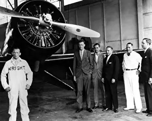 Leman: American pilot Charles Lindbergh, prepares ?