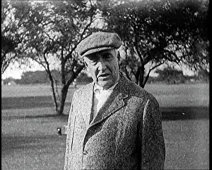 Harding: American President Warren Harding on a Golf Course