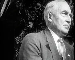 Harding: American President Warren Harding Making A Speech