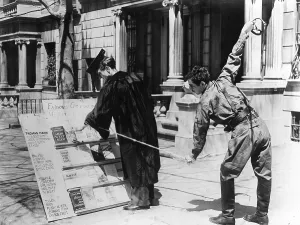 Censorship: American protesters, 1937