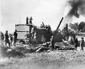 Needed: American rail mounted gun on the Western front in the First