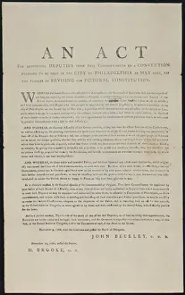 Revise: American Revolution. Act by Congress of Confederation