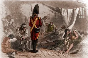 1770s: American Revolution, British Prison Ship Jersey