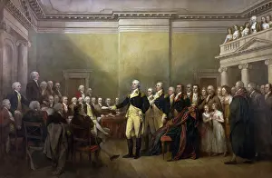 Trumbull: American Revolution. General George Washington
