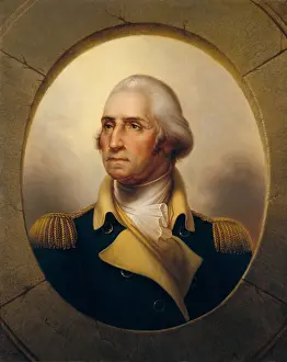 Idealized: American Revolution. George Washington, by