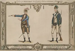 Weskit: American Revolution. Two uniformed figures