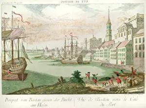 Idealized: The American Revolution, Vue de Boston. ?