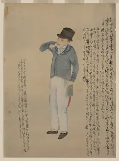 Describes: American sailor drinking