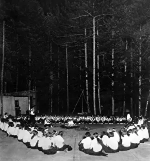 Campfire: American scouts, 1928
