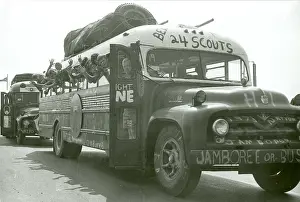 Onboard: American Scouts on a coach