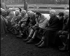 Servicemen: American Servicemen Sitting on the Bench During