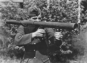 Panzerfaust: American soldier with a Bazooka, 1943