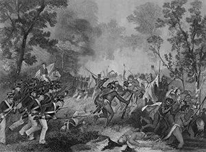 Tippecanoe: American soldiers advance on the left to repulse