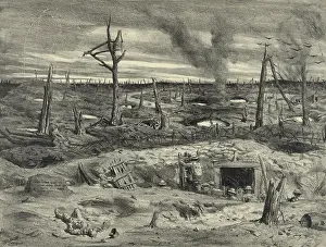 Lucian: American soldiers emerging from shelter in No