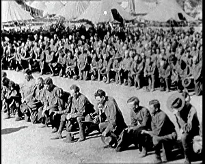 American Soldiers Kneeling