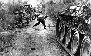 American soldiers in the Normandy, 1944