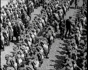 Federative: American Soldiers Standing In Lines As Part