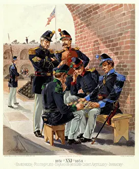 Dragoon: Five American soldiers in uniform