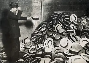 Sorted: American straw hat disposal