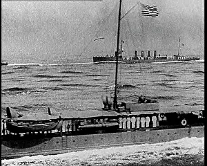 Chaser: An American Submarine Chaser Ship Sailing