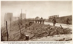 Remagen: American Troops heading for the Bridge at Remagen