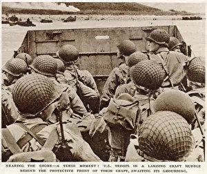 Ond Day: American Troops heading for Normandy on D-Day
