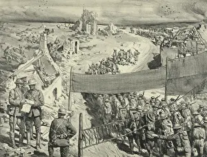 Lucian: American troops marching on a camouflaged road
