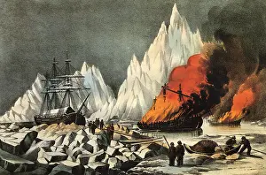 Crushed: American Whalers Crushed in the Ice