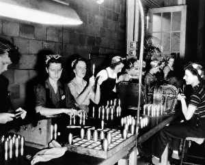 Projectiles: American women manufacturing high explosive ?