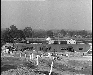 Placing: American Workers Building An Airfield, Pouring