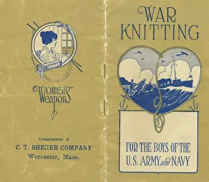 Knitter: American WW1 knitting booklet