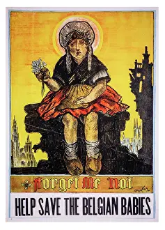 Arterra - Collection Philippe Clément: American WWI propaganda poster Forget Me Not