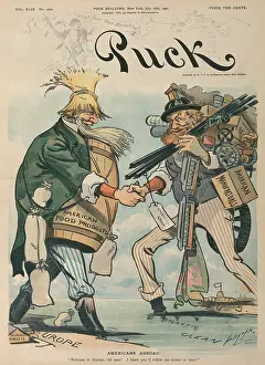 Productivity: AMERICANS ABROAD. Cartoon captioned Welcome ?