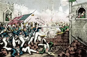 Musket: The Americans forcing their way to the main plaza