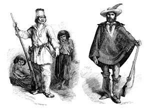 Amerindian: Amerindian and a Soldier