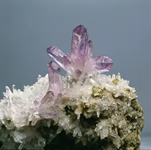 Amethyst: Amethyst crystals