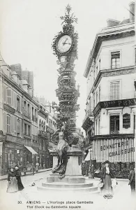 Gambetta: Amiens - The Clock on Gambetta Square