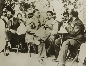Amanullah: Amir Amanullah, the King of Afghanistan (center)