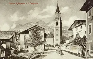 Ampezzo: Ampezzo, Tyrol, Italy - The Bell Tower