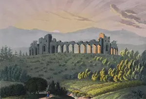 Staffage: Amphitheater (architect Joseph Kornhausel)