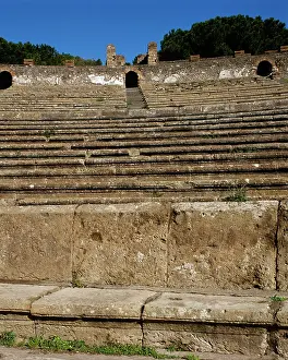 Gladiator: Amphitheater. Pompeii. Italy