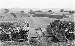 Amphitheatre: The Amphitheatre, Caerleon from the North