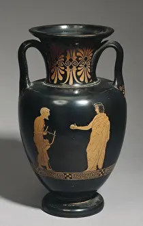 Amphora: Amphora with red figures
