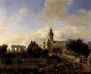 1650s: Amsterdam: Street Before Harlem Tower
