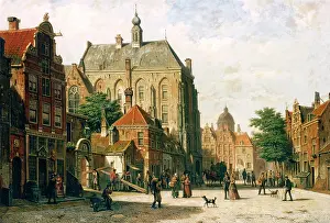 Koekkoek: Amsterdam, by Willem Koekkoek